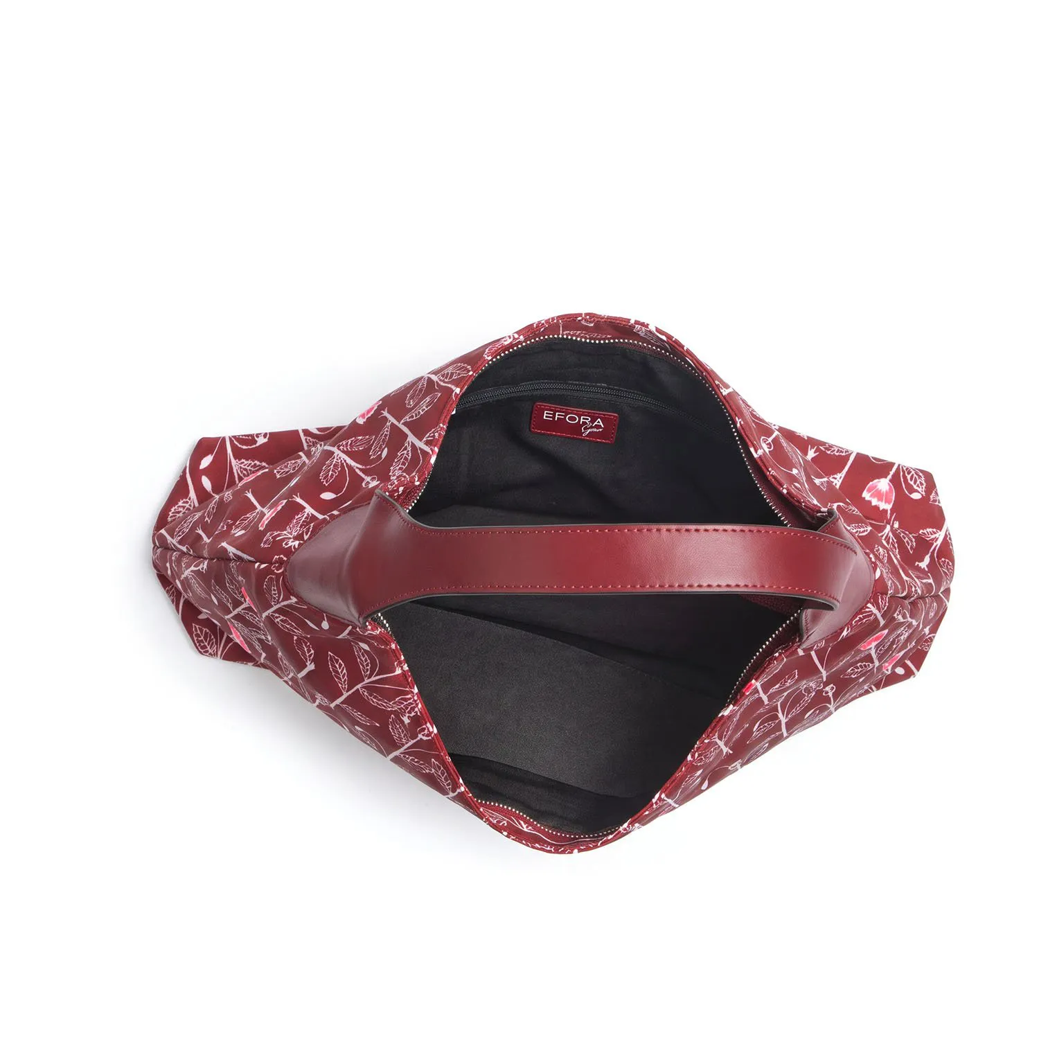 4-EG-2606-2-RED 5 Túi hobo EFORA GO 2606-2 đỏ mở miệng túi lót đen