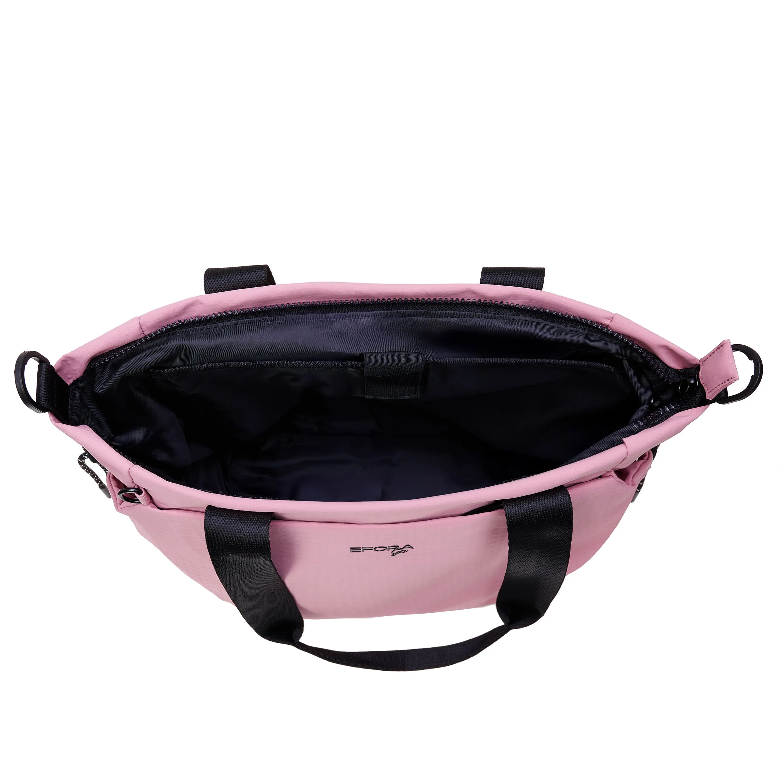 4-EG-8817-PINK 5 Túi tote nữ EFORA 8817 màu Hồng – cận cảnh ngăn đệm chống sốc laptop 15.6 inch