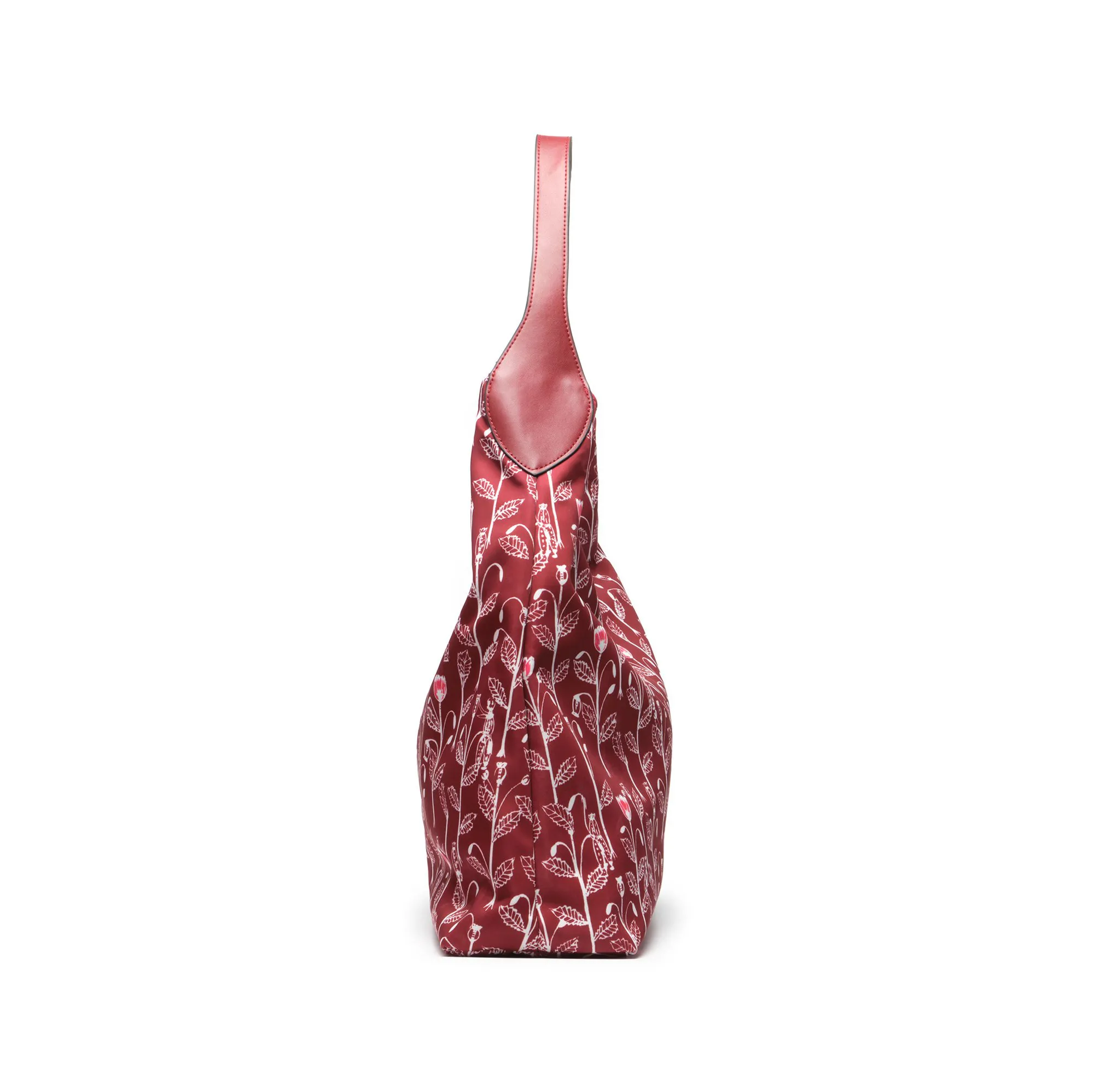 4-EG-2606-2-RED 3 Túi hobo EFORA GO 2606-2 đỏ hông túi họa tiết lá