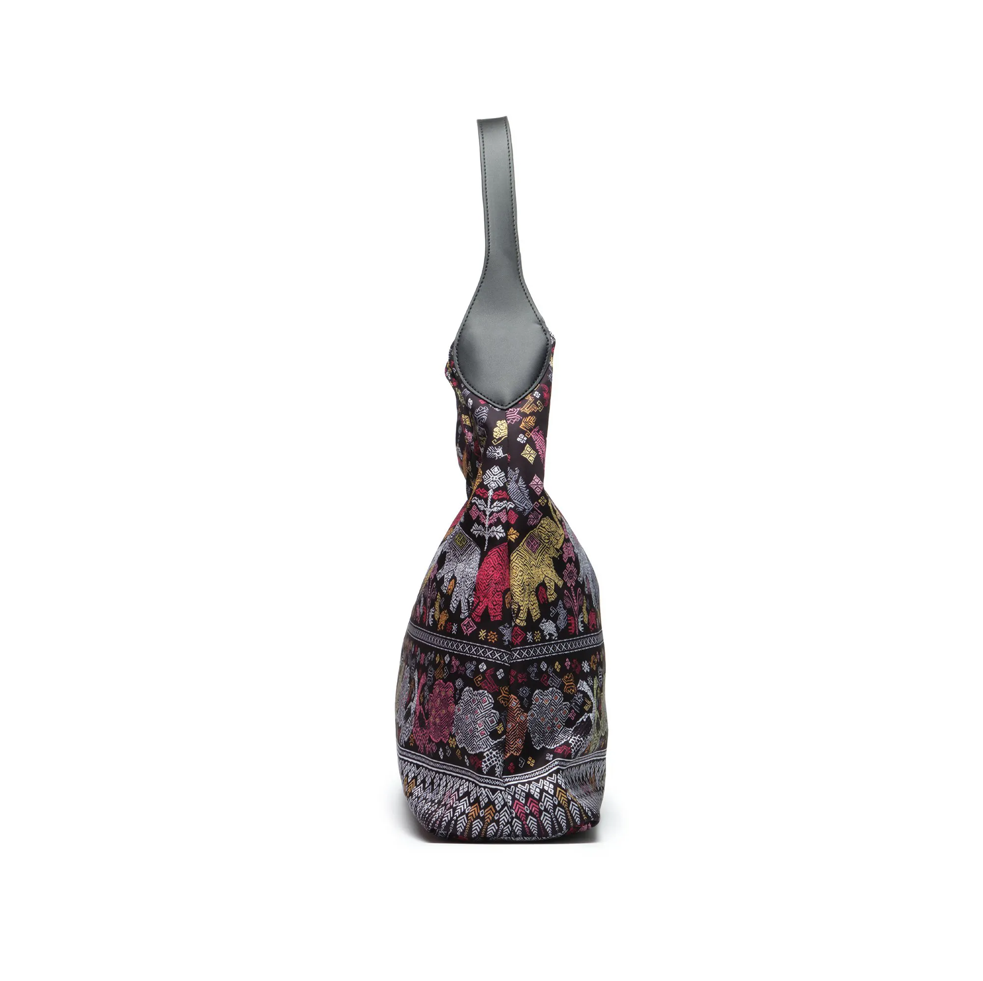 4-EG-2606-THOCAM 3 Túi hobo EFORA GO 2606 đen thổ cẩm hông túi với đáy rộng
