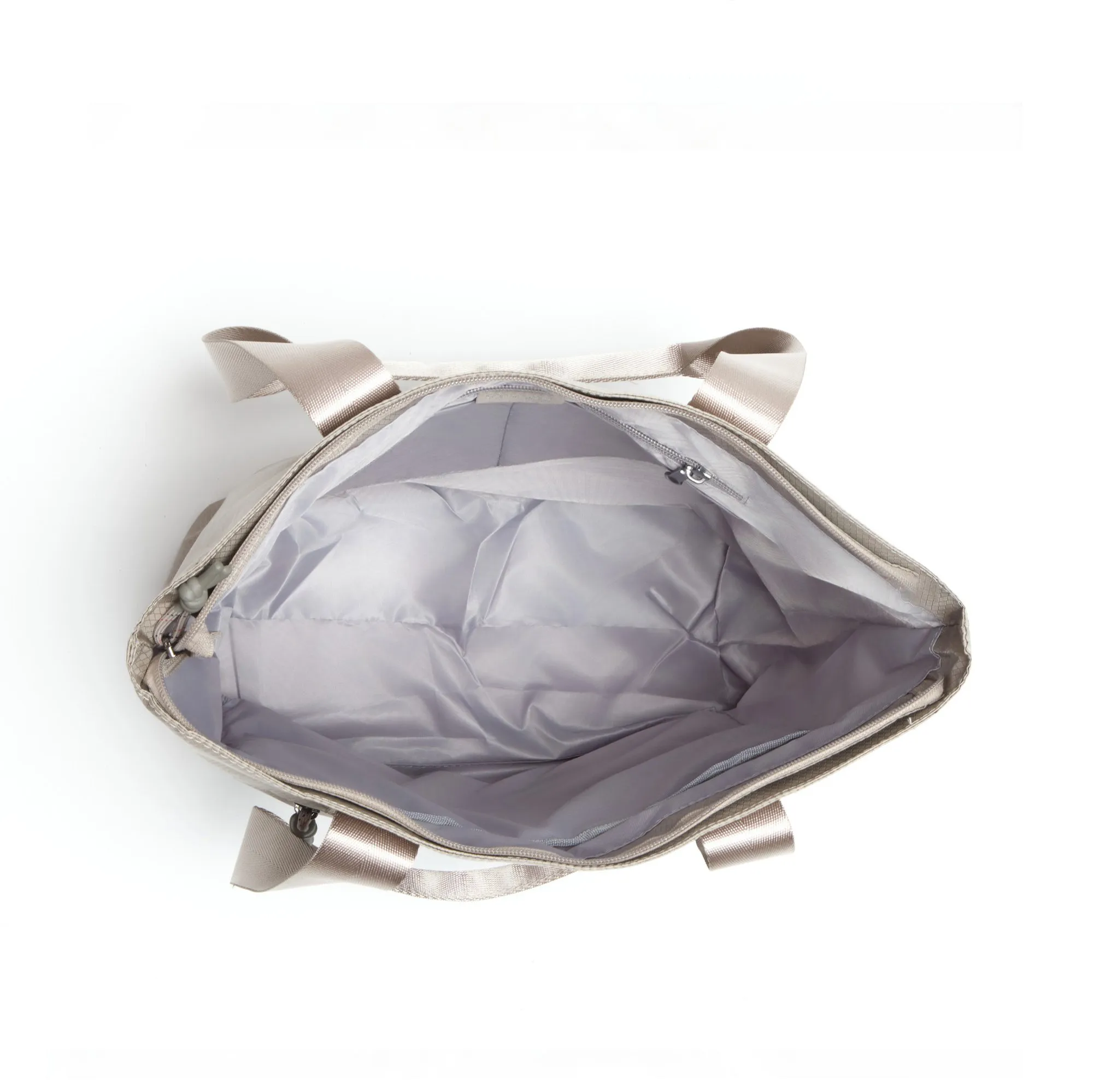 4-EG-8804-GREY 5 Túi tote EFORA GO 8804 ghi sáng mở ngăn chính lót xám