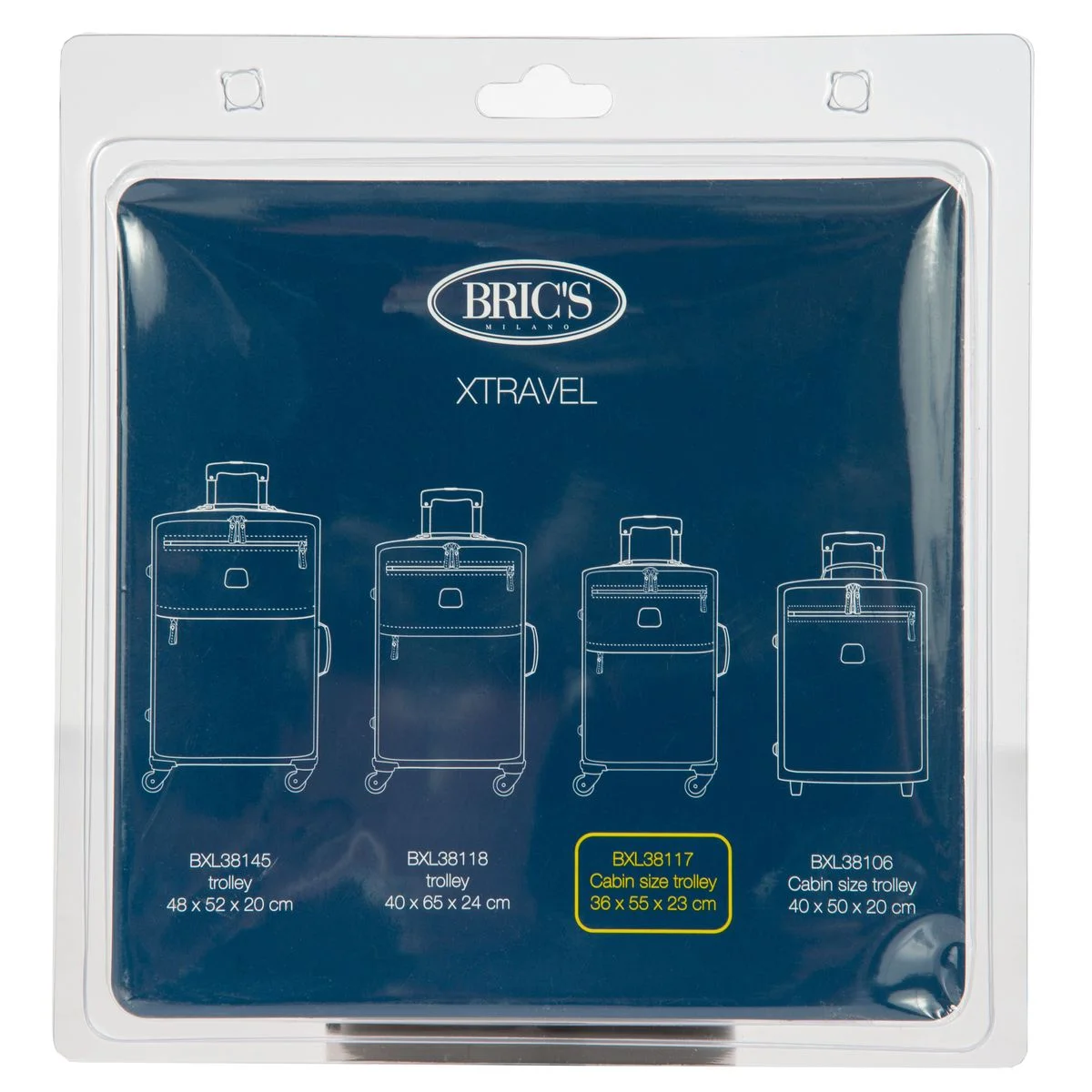 Bọc vali BRIC'S Cover 8117 X-Travel BXL48117 / Life BLF48117