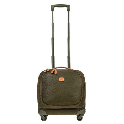 Vali xách tay BRIC'S Life Pilotcase - Xanh Olive BLF05260.378 Vali xách tay BRIC'S Life Pilotcase trolley da lavoro BLF05260.378