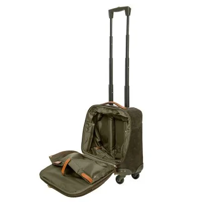 Vali xách tay BRIC'S Life Pilotcase - Xanh Olive BLF05260.378 Vali xách tay BRIC'S Life Pilotcase trolley da lavoro BLF05260.378