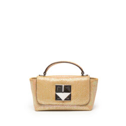 Túi xách nữ dáng top-handle khóa khối EFORA 4-EFA-76503-YEL/WHI