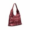 Túi hobo EFORA GO 2606-3 đỏ góc nghiêng với quai đỏ